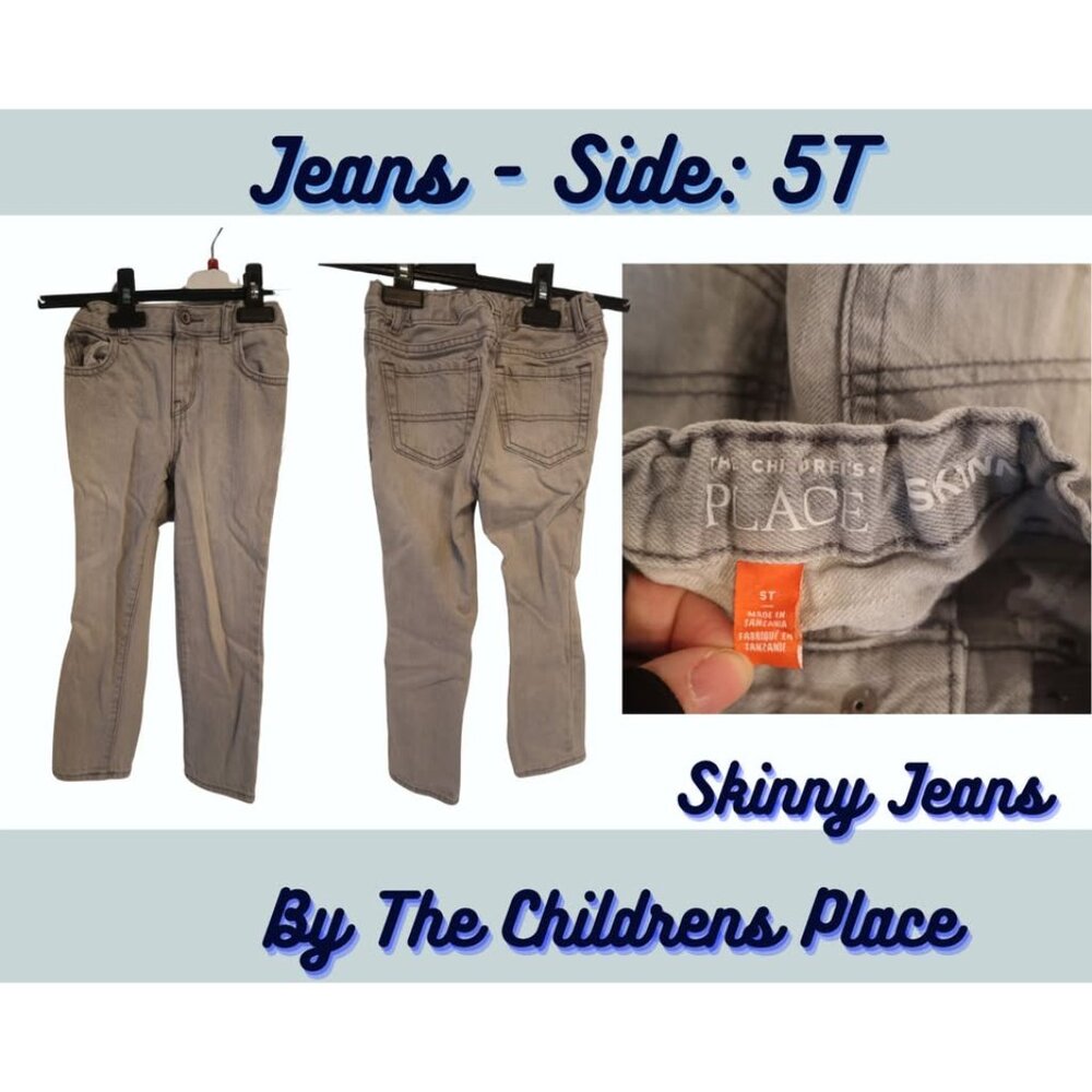 Boys Jeans Bundle 4 Pairs – Size 5T & 6T Old Navy, Children’s Place - Picture 5 of 7